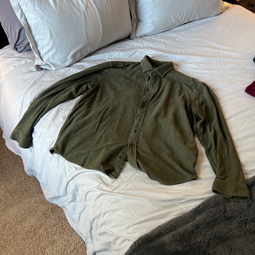 Polo Ralph Lauren XXL Green Button Up Flannel